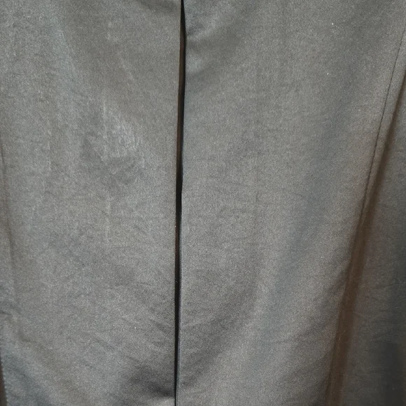 INC International Concepts Black Ruffle Zip Front Blouse Size 2X - Picture 9 of 11